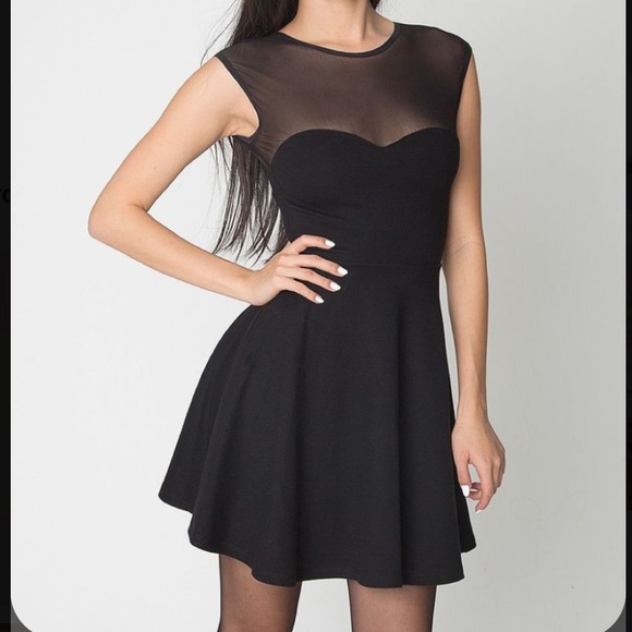 American Apparel Dresses & Skirts - American Apparel Black Skater Mini Dress